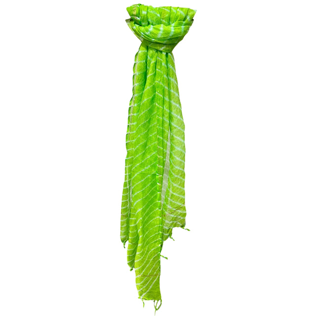 Green Leheriya Dupatta