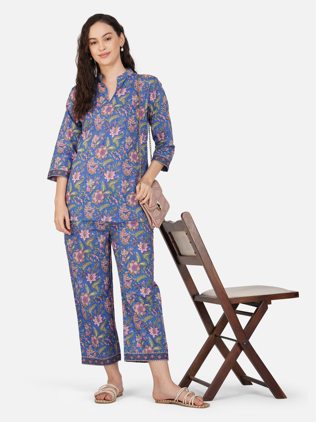 Dua Blue Co-ord Set