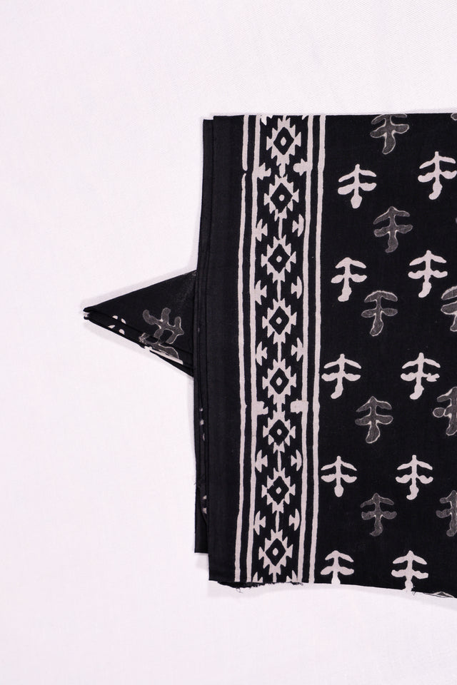 Smoky black Unstitched Suit set