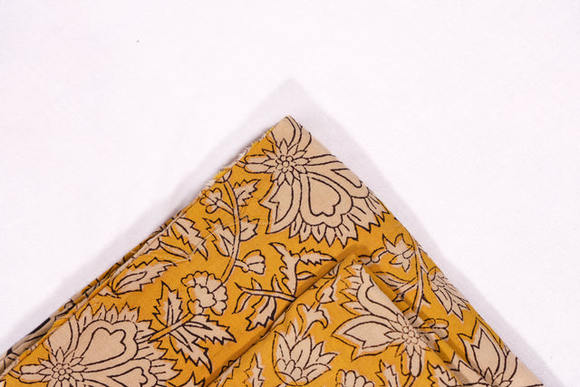 Fuel Yellow and Brown Unstitched Suit set