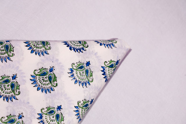 Nile Blue Unstitched Suit set