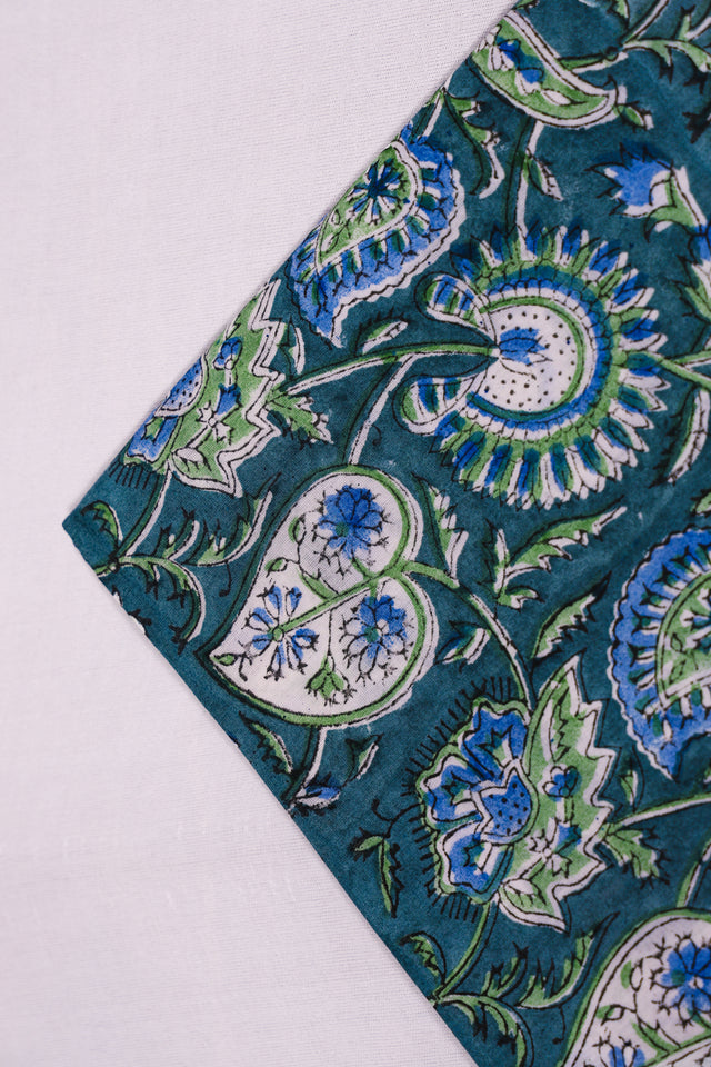 Nile Blue Unstitched Suit set