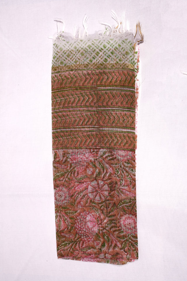 Dark Peach Unstitched Suit set