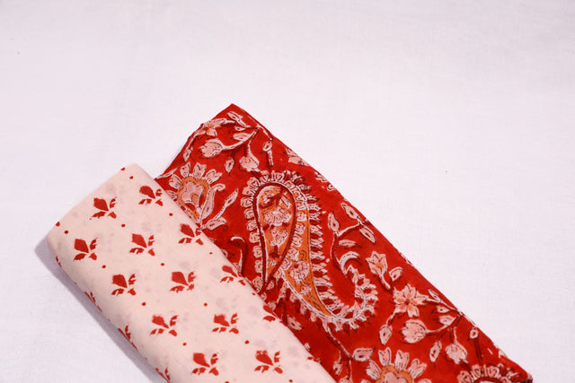 Cornell Red Unstitched Suit set