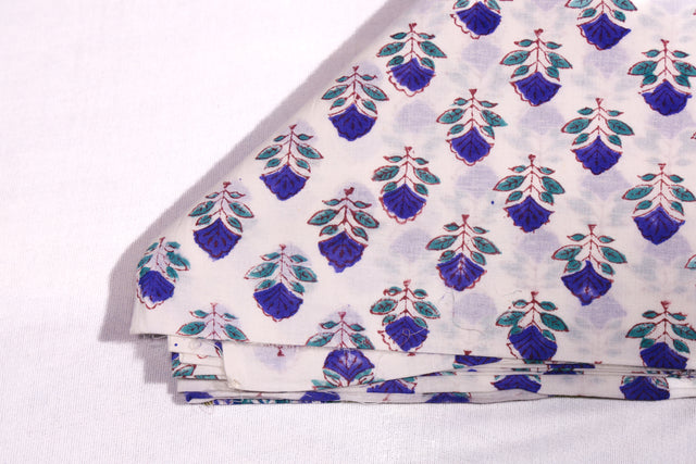 Olive green and blue Unstitched Suit set
