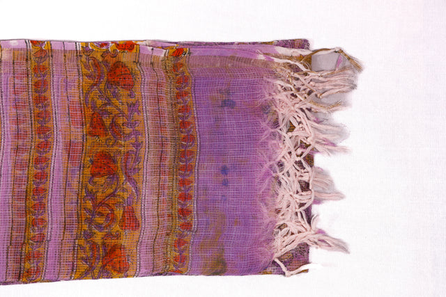 Lily floral Kota Doria Dupatta
