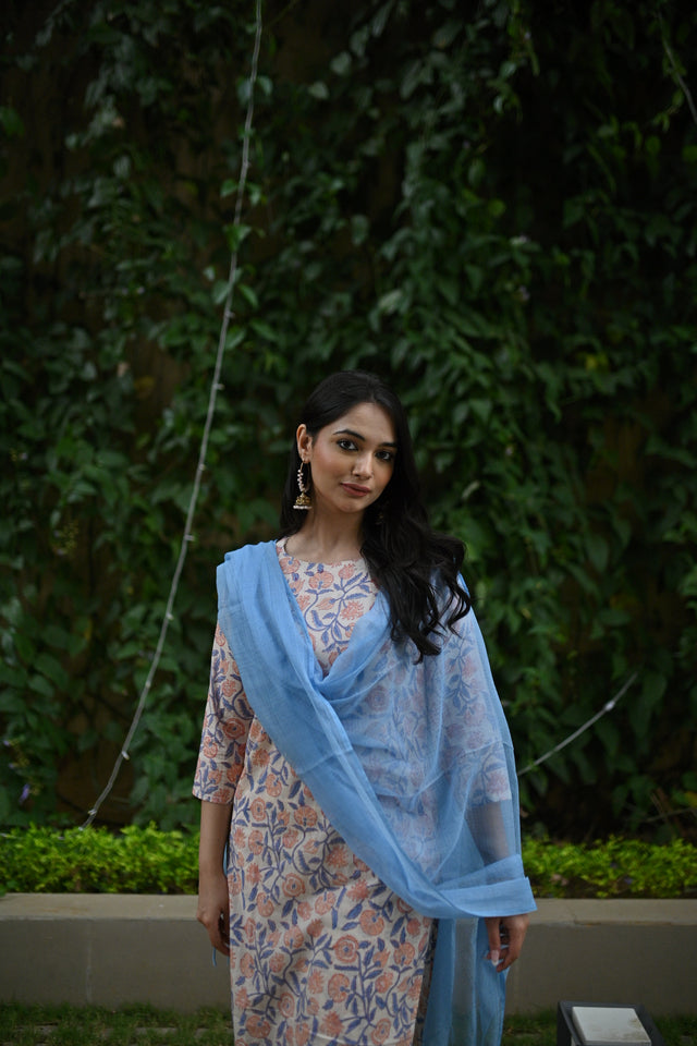 Light Blue Dupatta