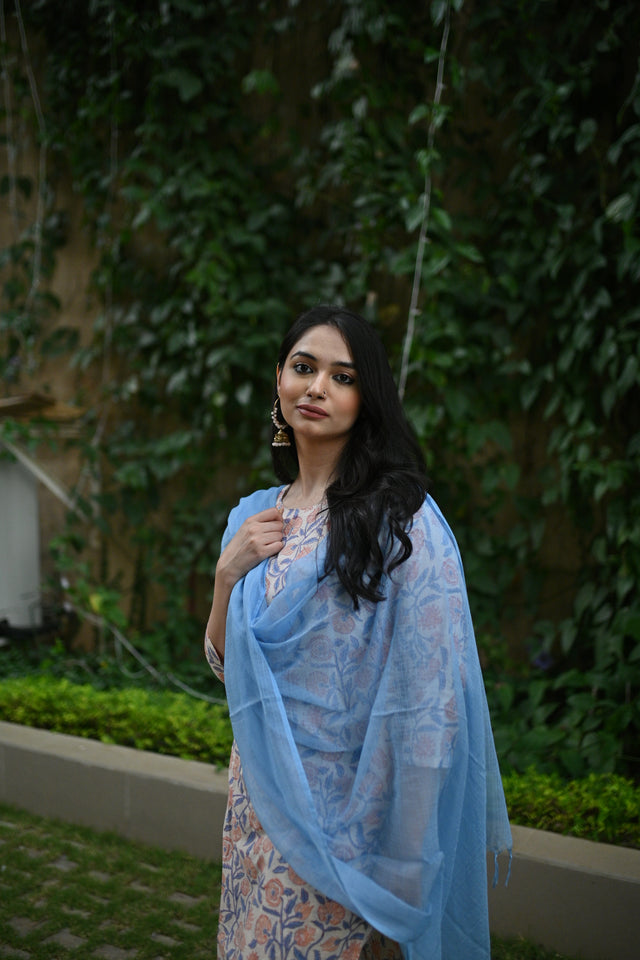 Light Blue Dupatta