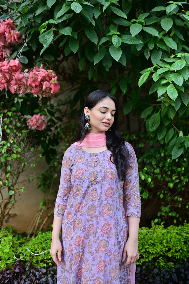 Anila Plava Suit Set