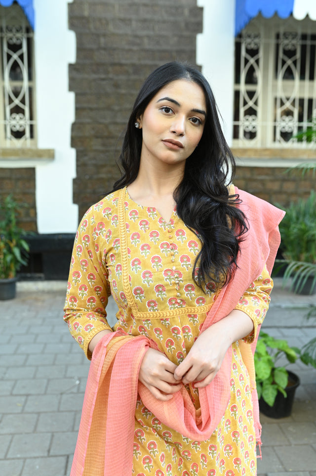 Kamal Surkh Suit Set