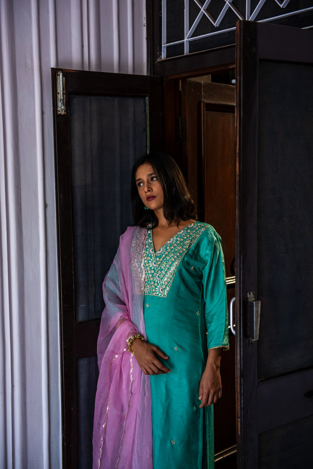 Embroidery suit set Diwali Dress for Women