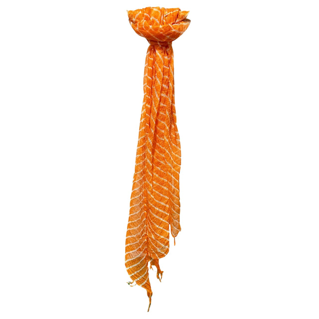Orange Leheriya Dupatta