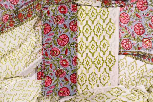 Dusty Lavender Unstitched Suit set