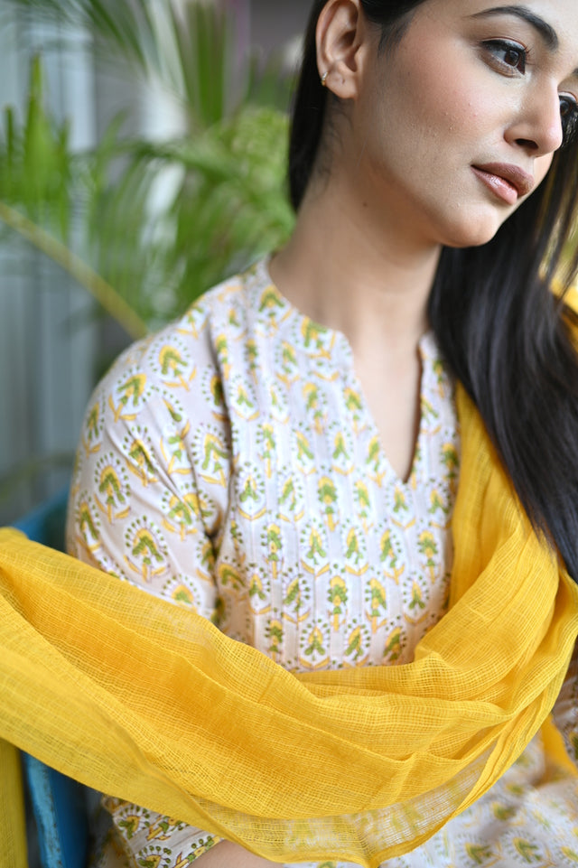 Yellow Dupatta